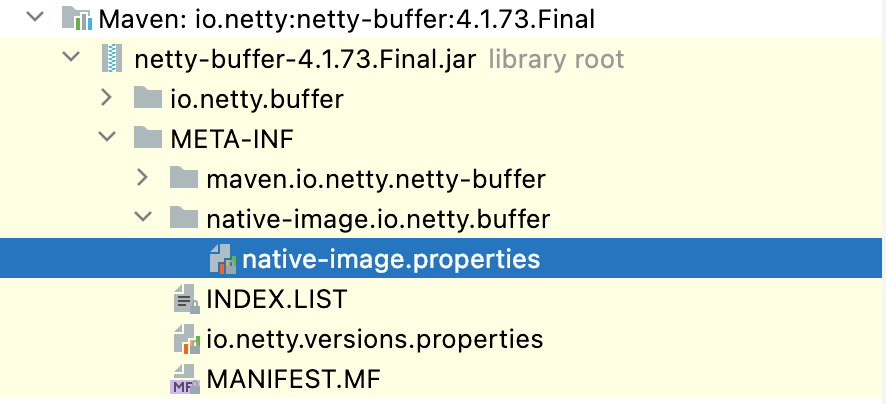 Netty native image support